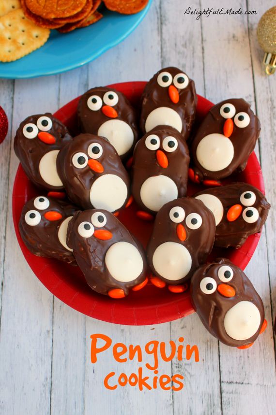 Penguin Cookies from Delightful E Made