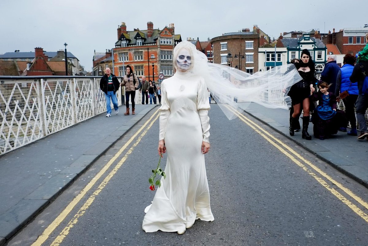 Photos from this English town might give you some Halloween costume ideas.