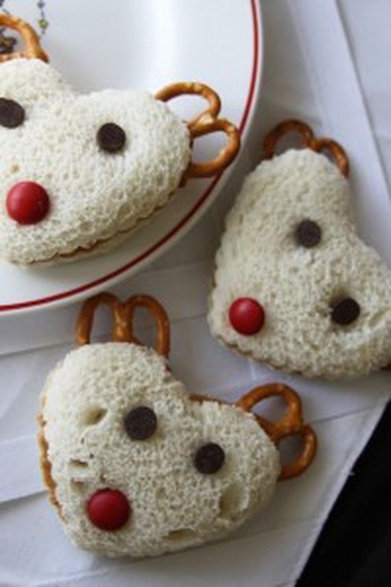 Reindeer Sandwiches.