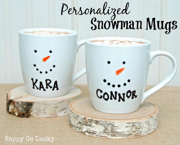 Snowman Mugs.