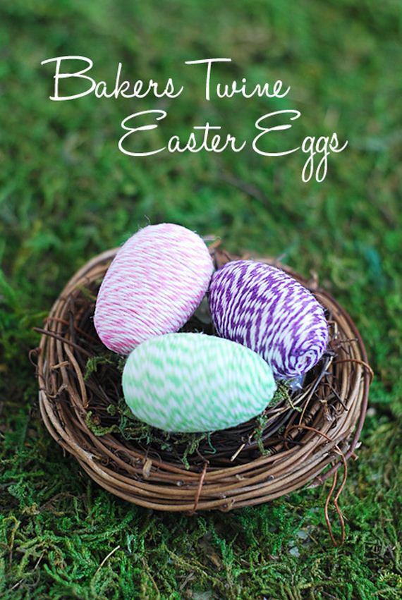 Baker’s Twine Eggs from Crafts Unleashed.