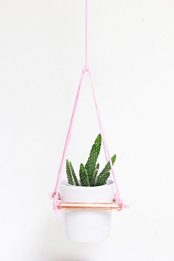 Beaded Plant Hanger - DIY Hanging Planters