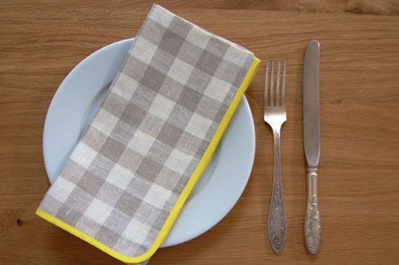 Checkered Napkins