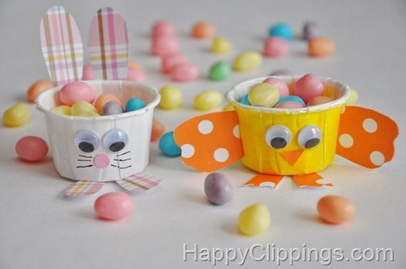 Chick and Bunny Party Cups by Happy Clippings.