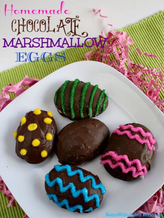 Chocolate Marshmallow Easter Eggs Recipe.