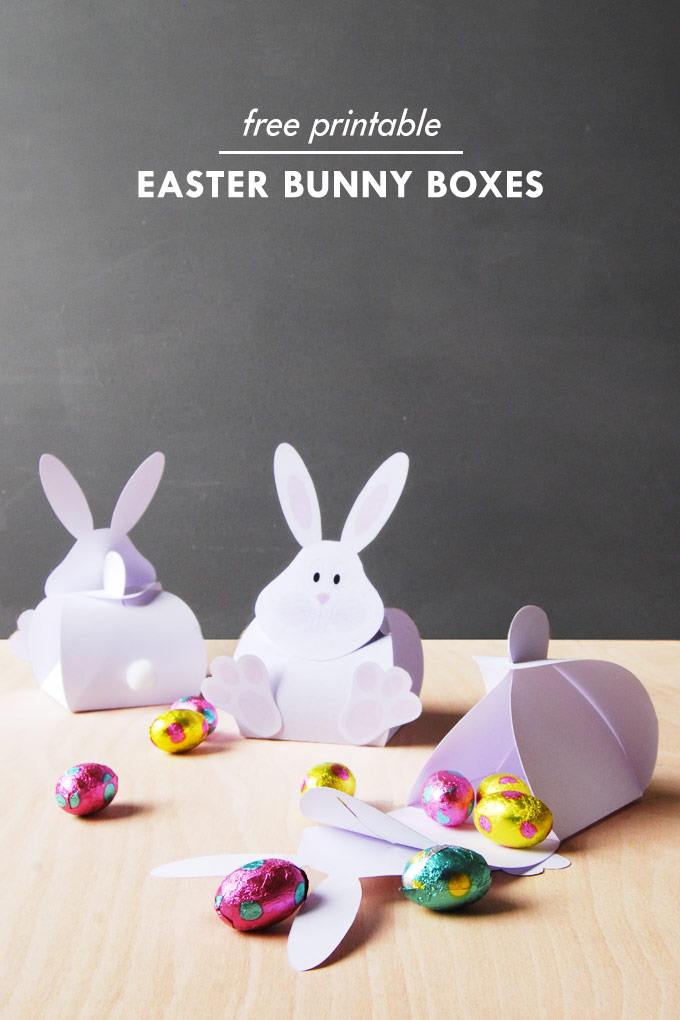 Cute Easter Bunny Boxes.