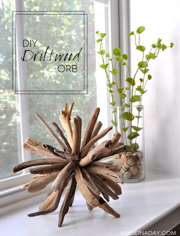 DIY Driftwood Orb.