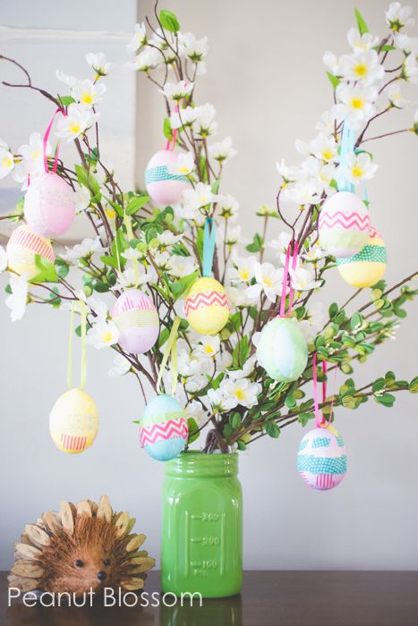 DIY Easter Egg Tree.