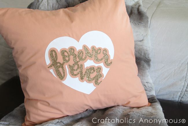 DIY forever eve pillow tutorial from Craftaholic Anonymous