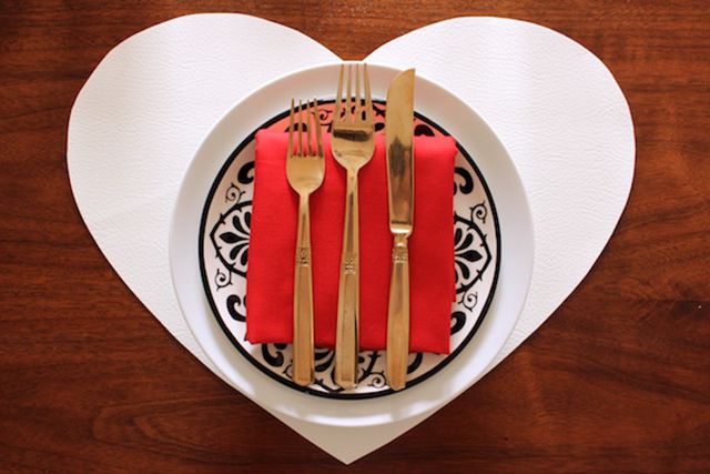 DIY leather heart placemats tutorial from Oh So Beautiful Paper