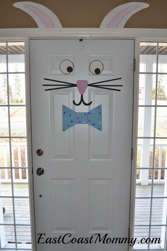 Easter Bunny Door.