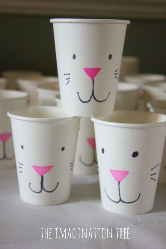 Easter Bunny Treat Cups.