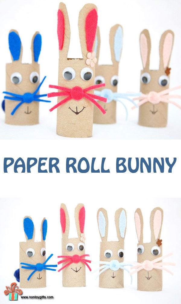 Easter bunny craft for kids.