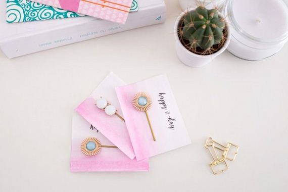 Gemstone Bobby Pins. DIY Valentine's Day Gifts