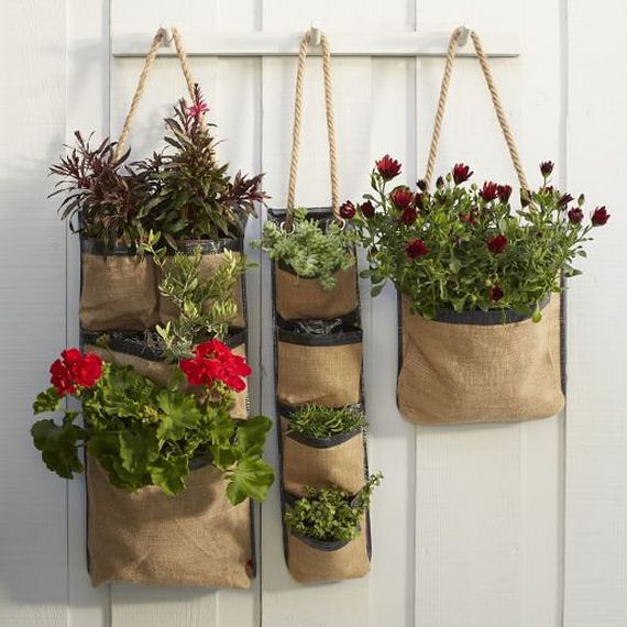 Hanging Bag Planters