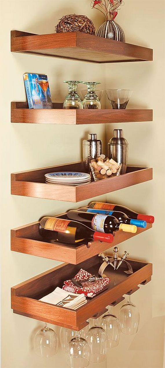 Hanging Wall Shelves