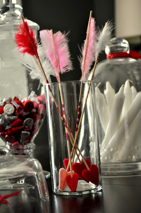 Homemade Valentine’s Decor by Shannanigans Blog.