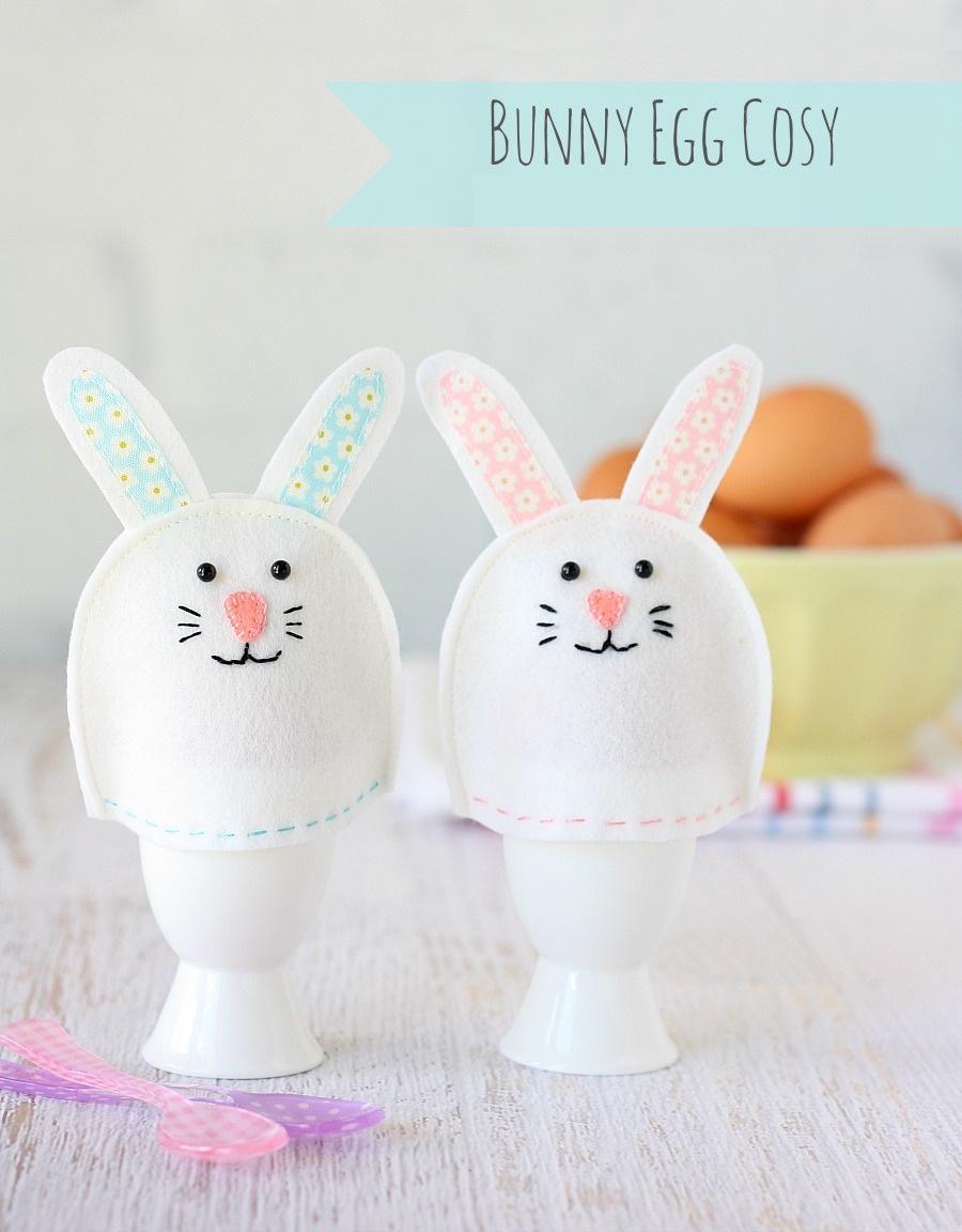 Little egg cosies will make perfect finger puppets.