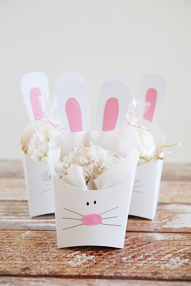 Make Bunny Treat Boxes.