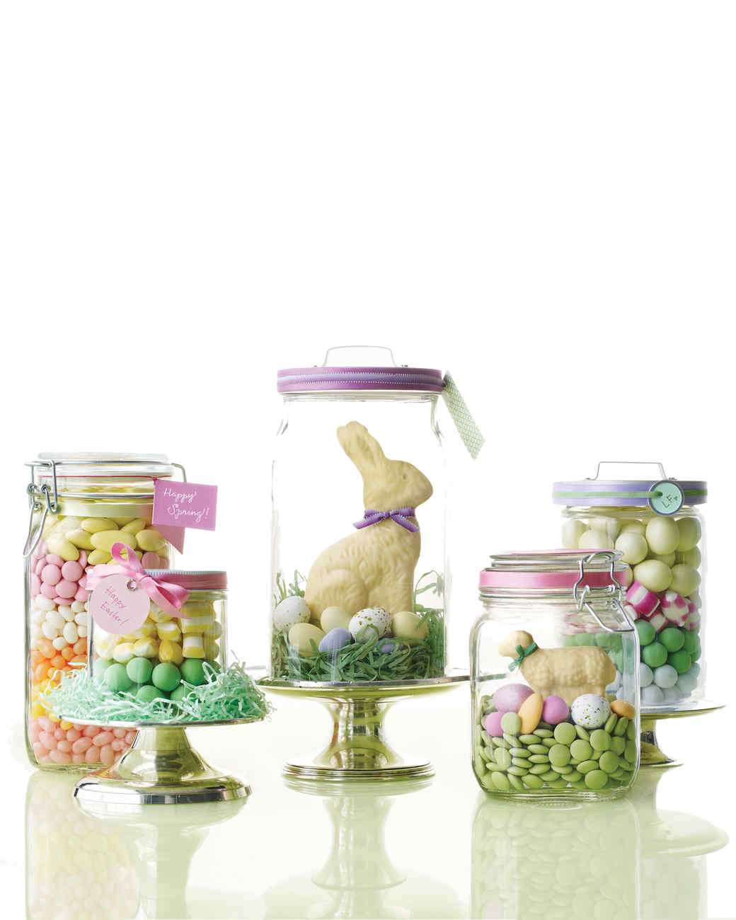 Mason Jar Centerpiece Idea for Easter.