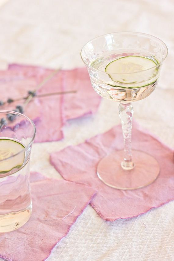 Naturally Dyed Cocktail Napkins