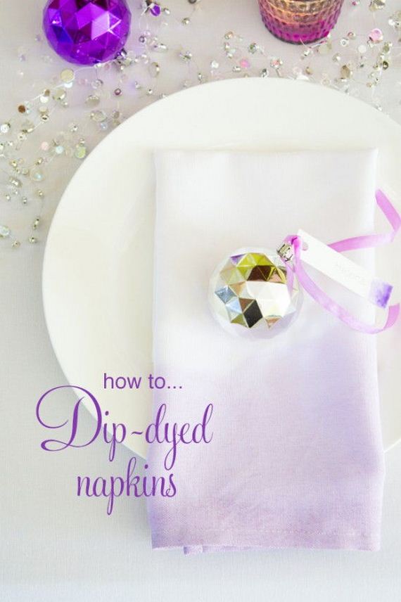 Ombre Dip-Dyed Napkins