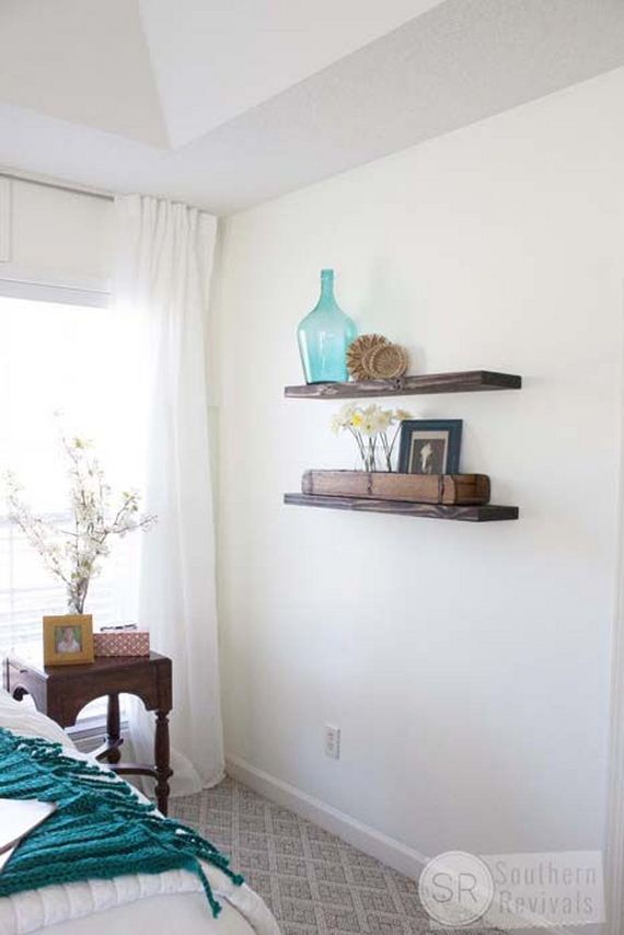 Quick, Easy and Cheap Floating Shelves