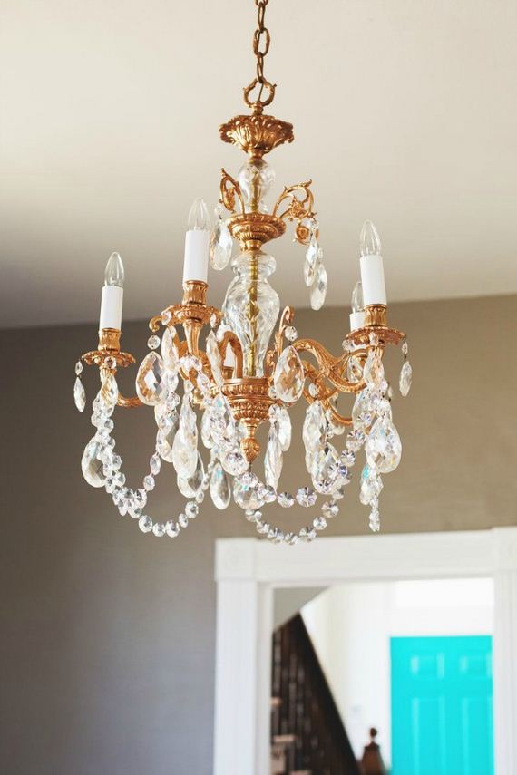 Restyled Copper Chandelier