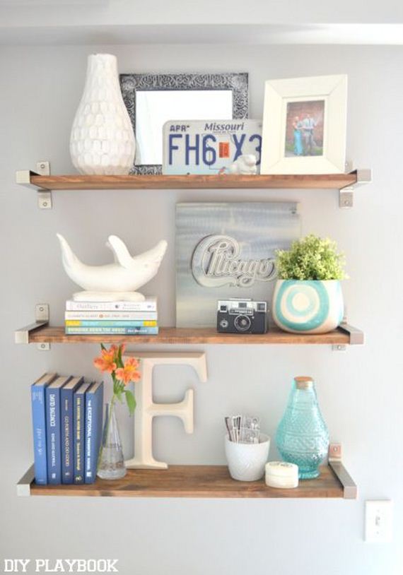 Rustic IKEA Shelves