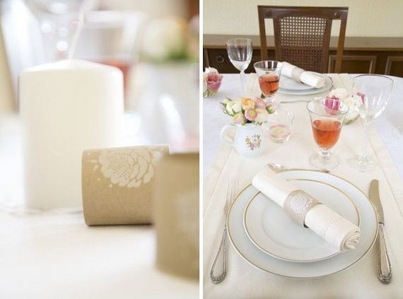 Stamped Kraft Paper Napkin Ring