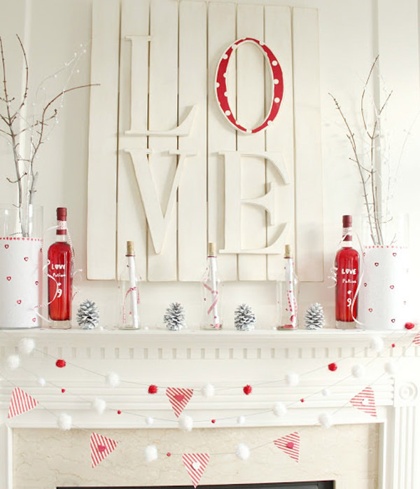 Valentine Mantel by Remodelando la Casa.