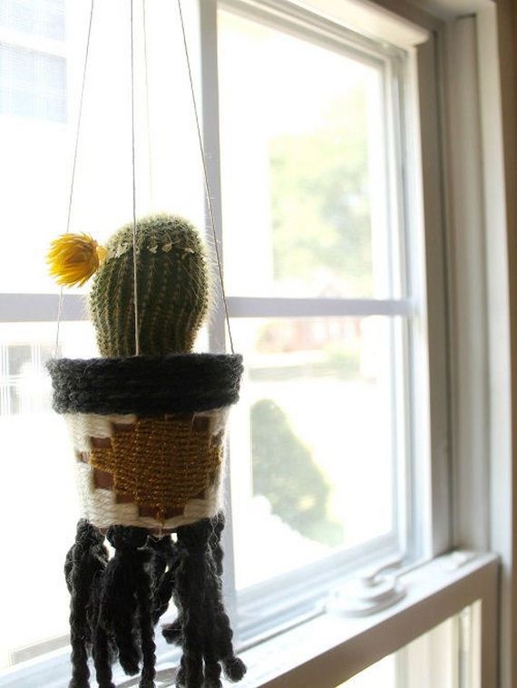 Woven Hanging Planter