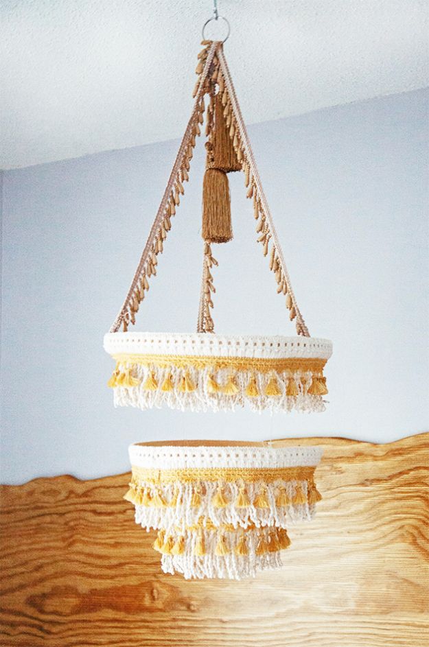 Boho Fringe Chandelier.