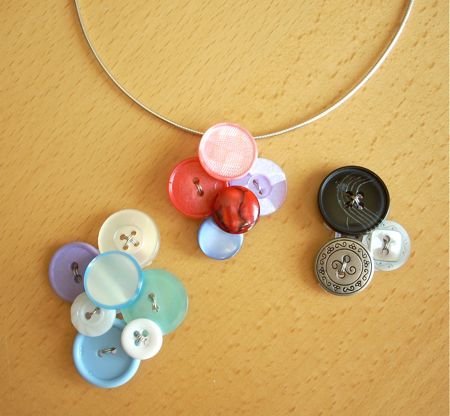 Cute Button Pendent.