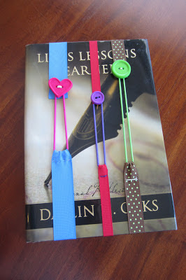 DIY Bookmarks from Buttons.