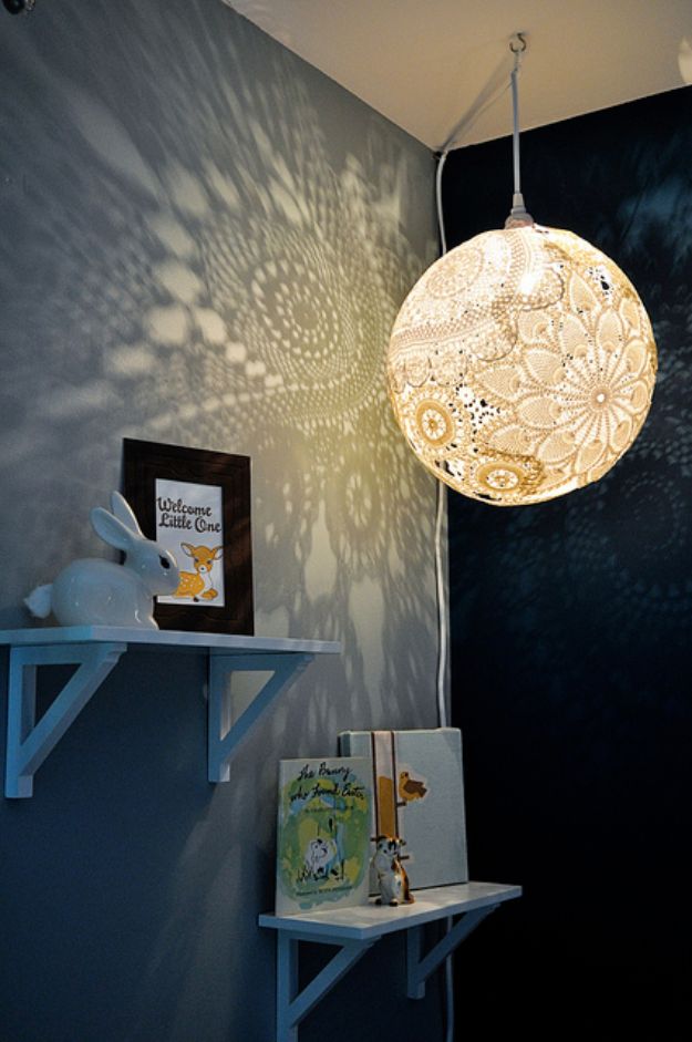 Doily Lamp.