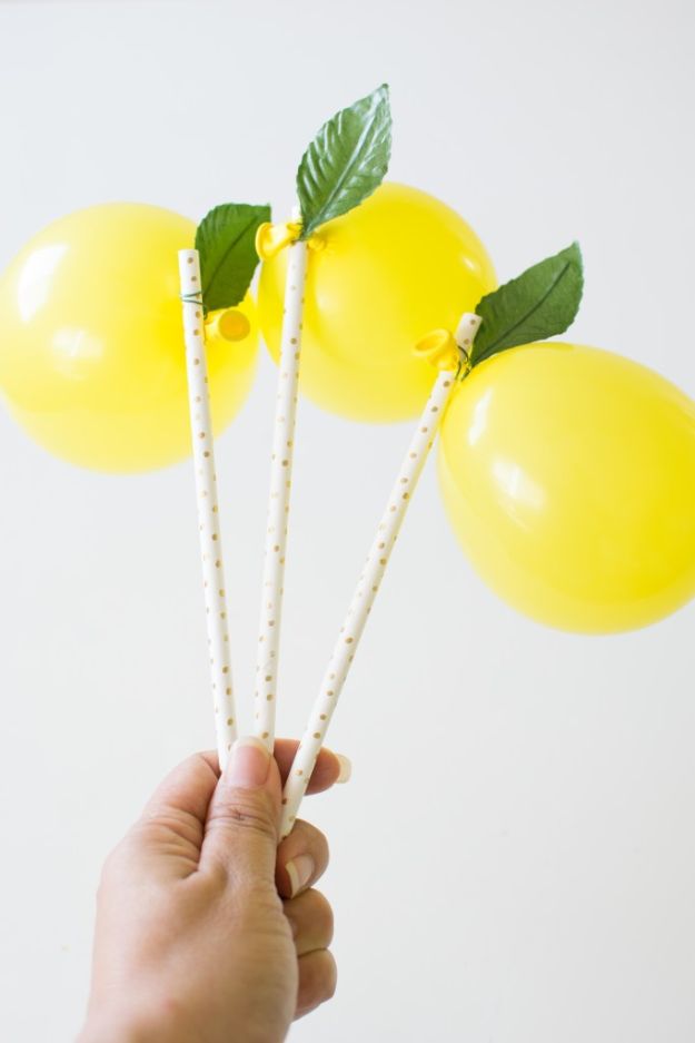 Lemon Balloon Party Decorations.