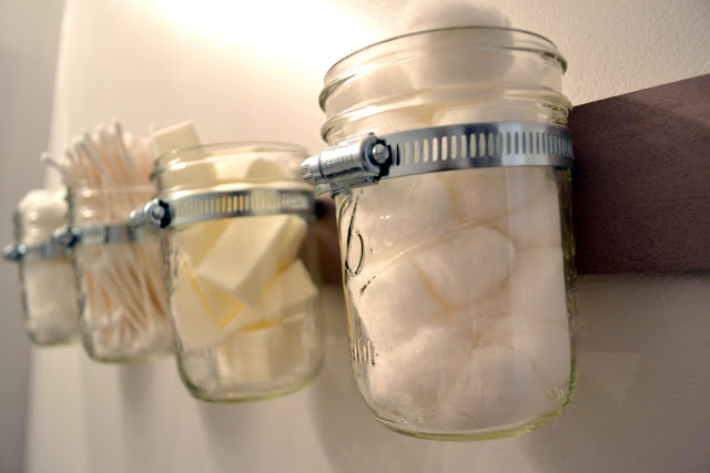 Mason Jar Storage.