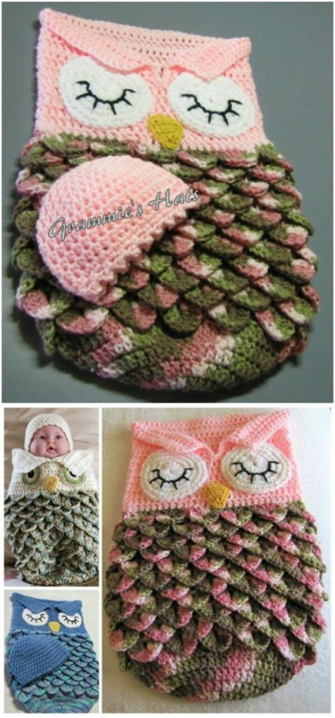 Owl Baby Cocoon and Cap.