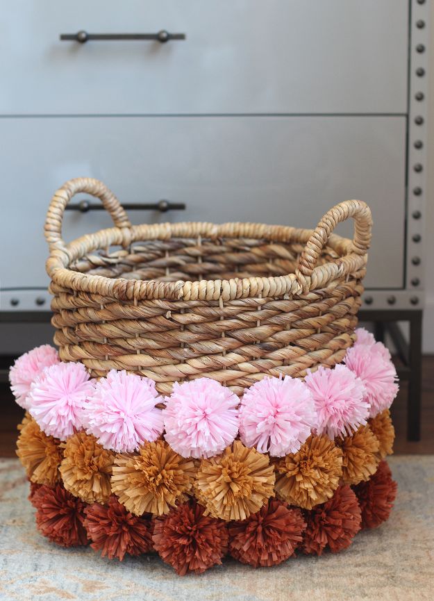 Pom Pom Basket.