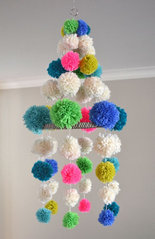 Pom Pom Chandelier.