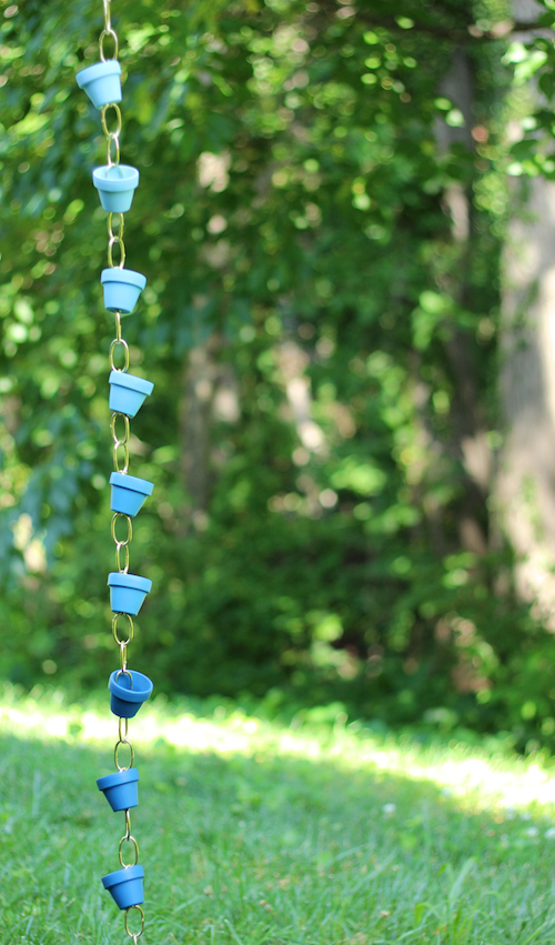 Beautiful Ombre Rain Chain.