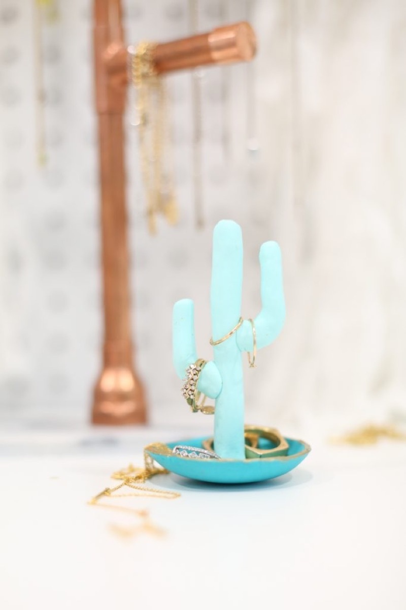 Cactus ring holder as a gift!