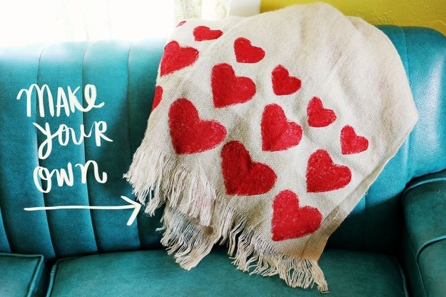 Cozy Heart Blanket.