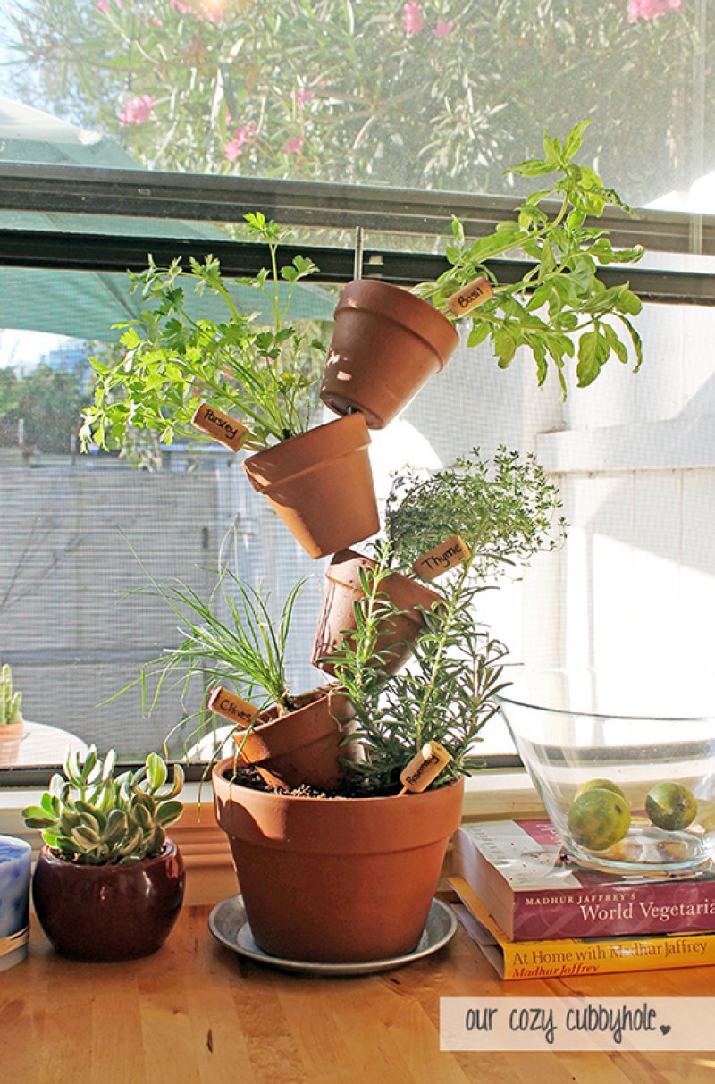 Crooked Pot Herb Garden.