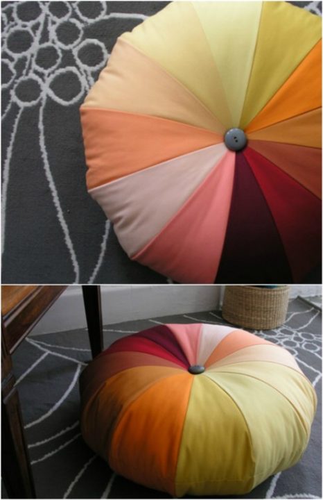 Easy Pouf Pillow.