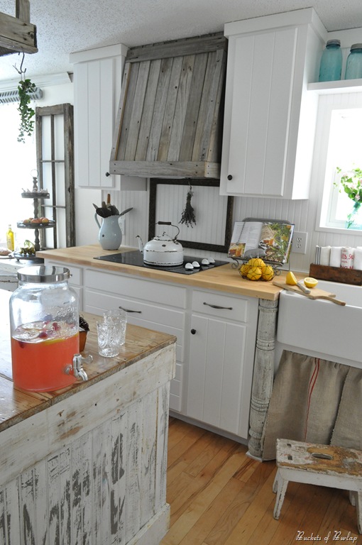 Farmhouse Wood Vent Hood.