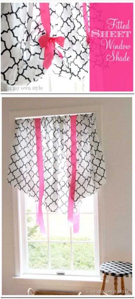 Fitted Sheet Window Shade.