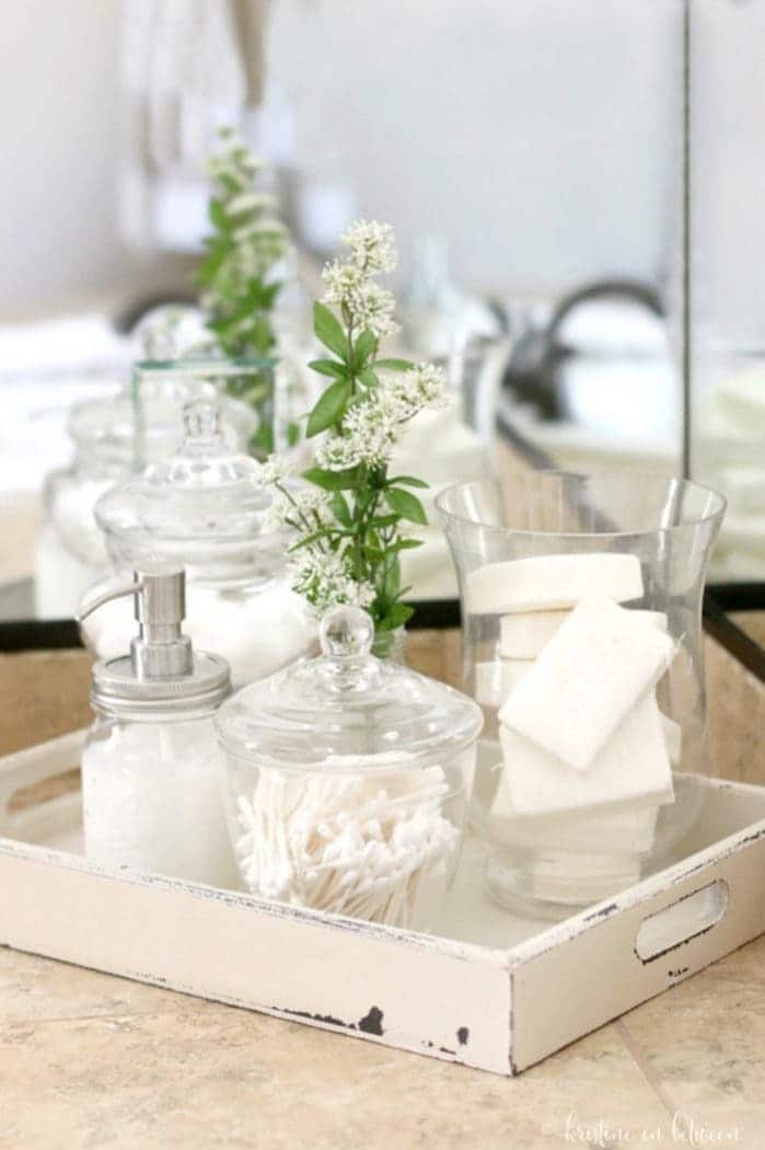 French Farmhouse Bath Decor.