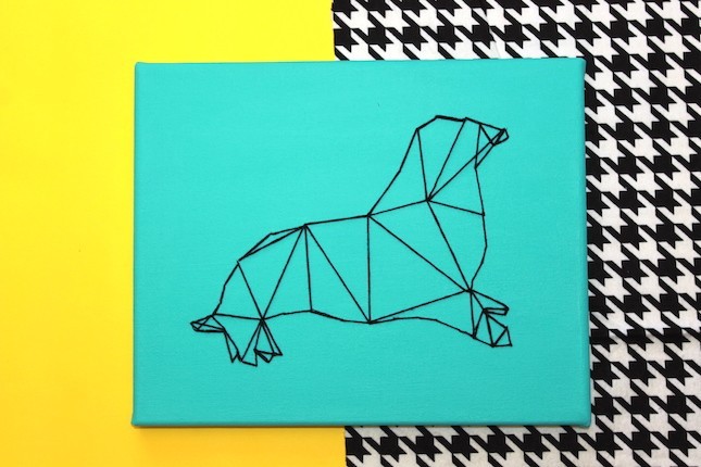 Geometric Animal String Art.